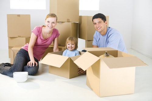 Removal team planning a move in Silvertown