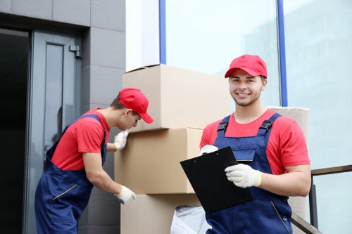 A modern storage unit used for household and business items