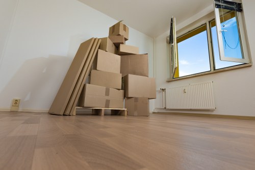Professional packing services in Silvertown for home moving boxes