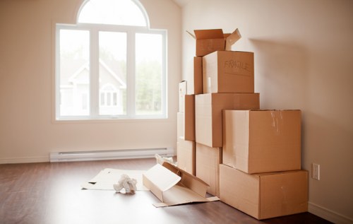 Organized residential storage unit in Silvertown for furniture and boxes